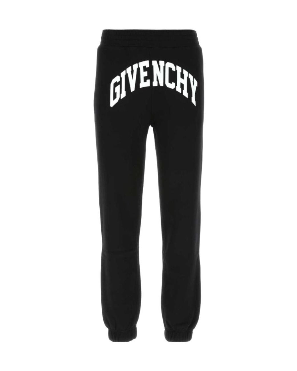 Givenchy Black Logo Printed Joggers for men