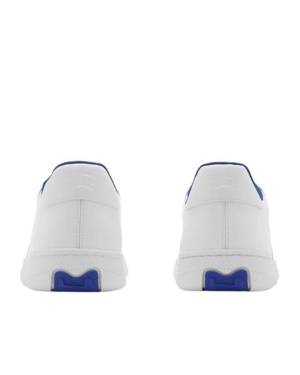 Burberry White Platform Sneakers