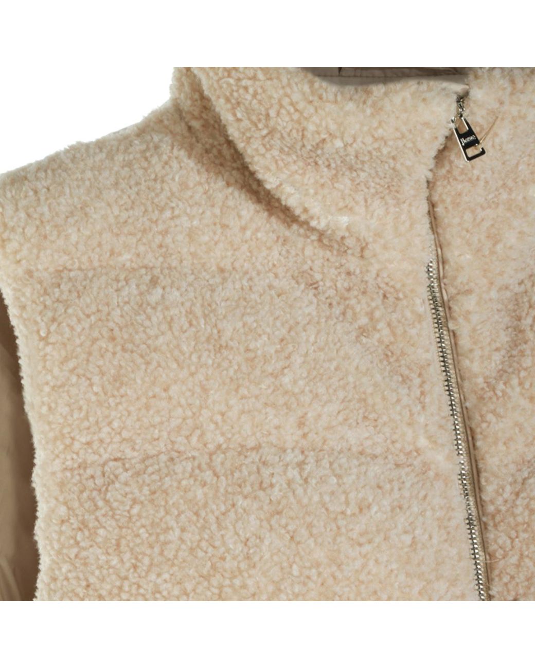 Herno Natural Textured Padded Down Gilet