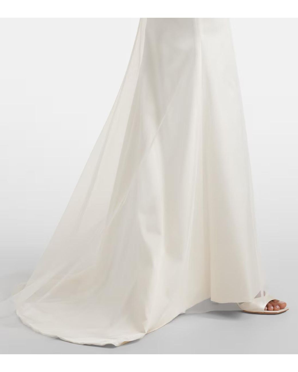 Vivienne Westwood White Bridal Nova Reha Tulle And Satin Gown