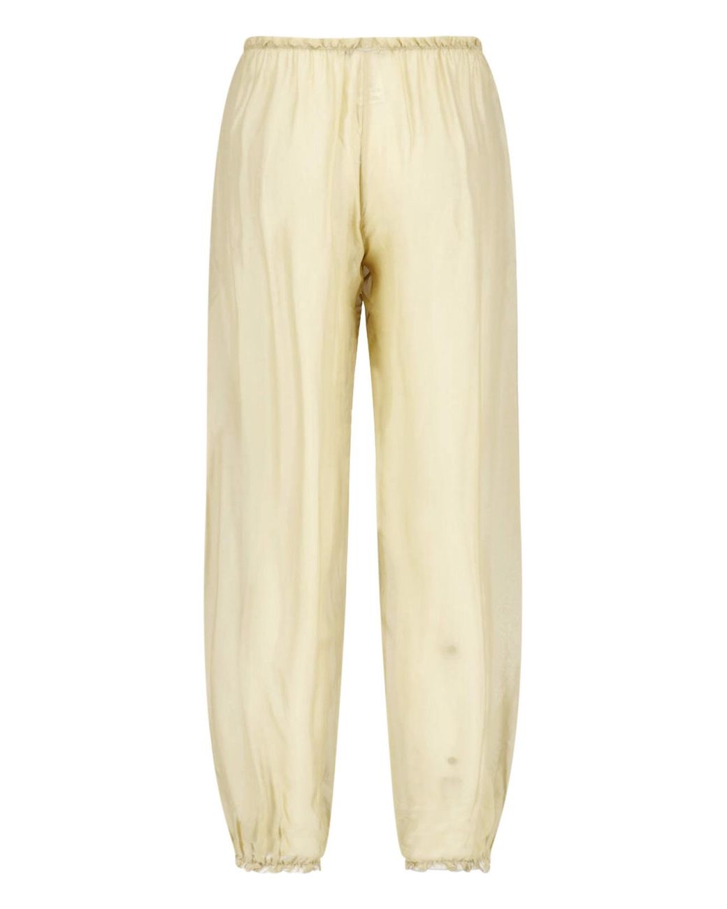 Paloma Wool Natural Elasticated Cuff Pants