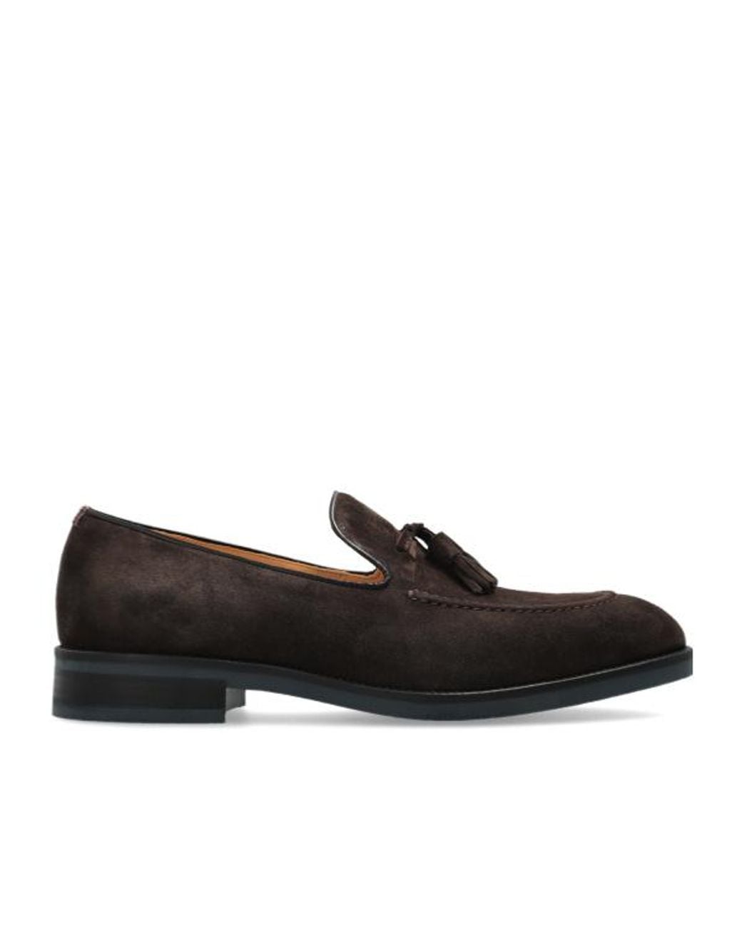 Paul Smith Black Tassel Detailed Slip-On Loafers for men
