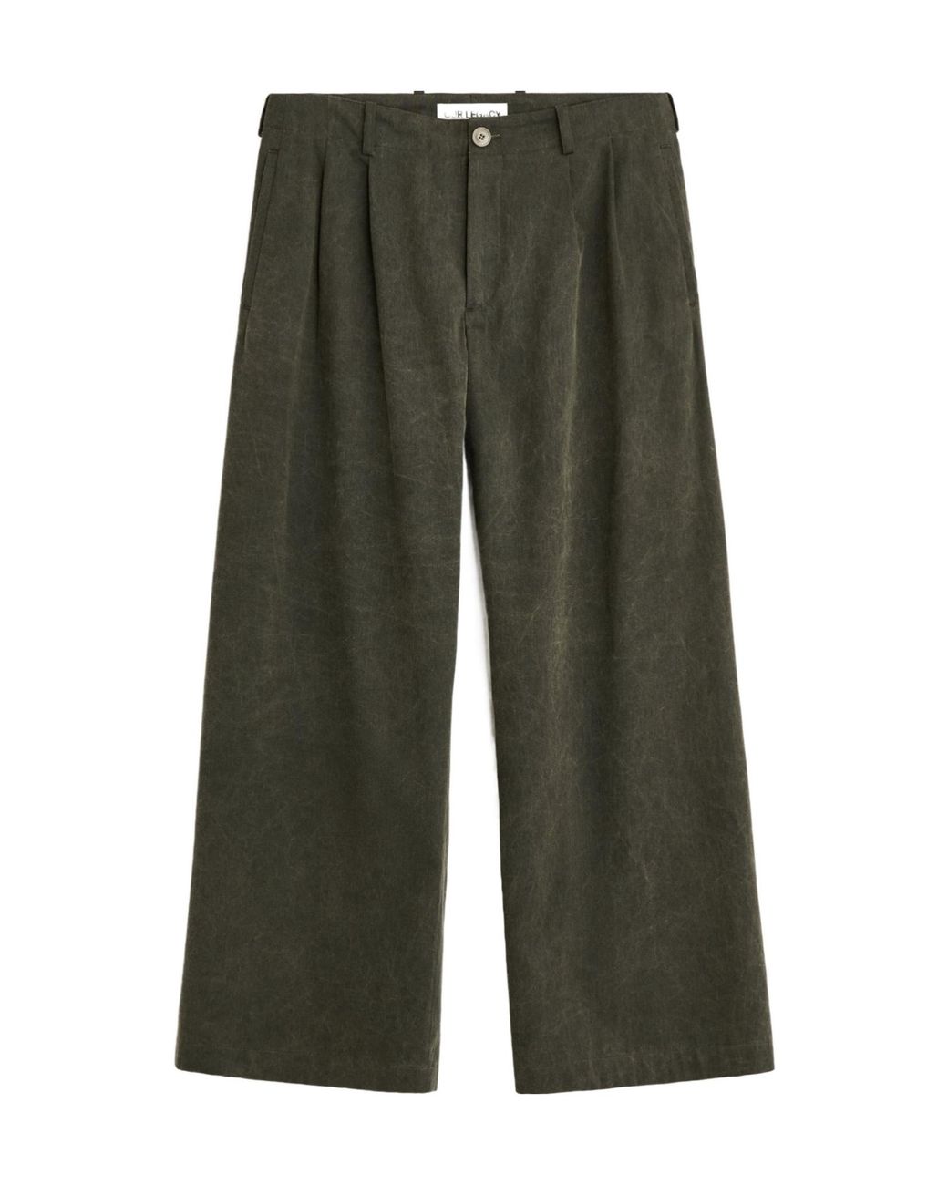 Our Legacy Green Bridge Relaxed Pleated Pants for men