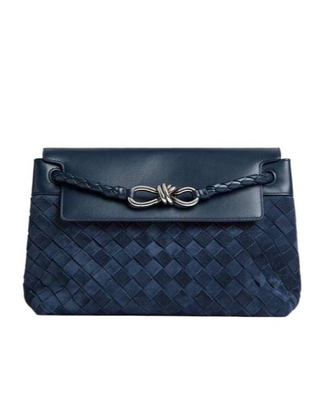 Bottega Veneta Blue Small Andiamo Messenger for men