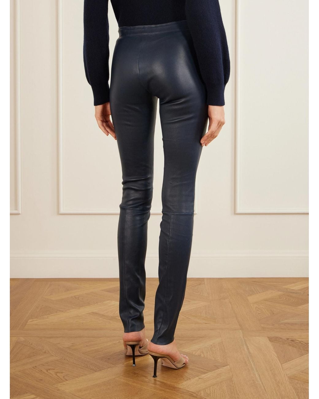 Stouls Blue Jo Leather Leggings