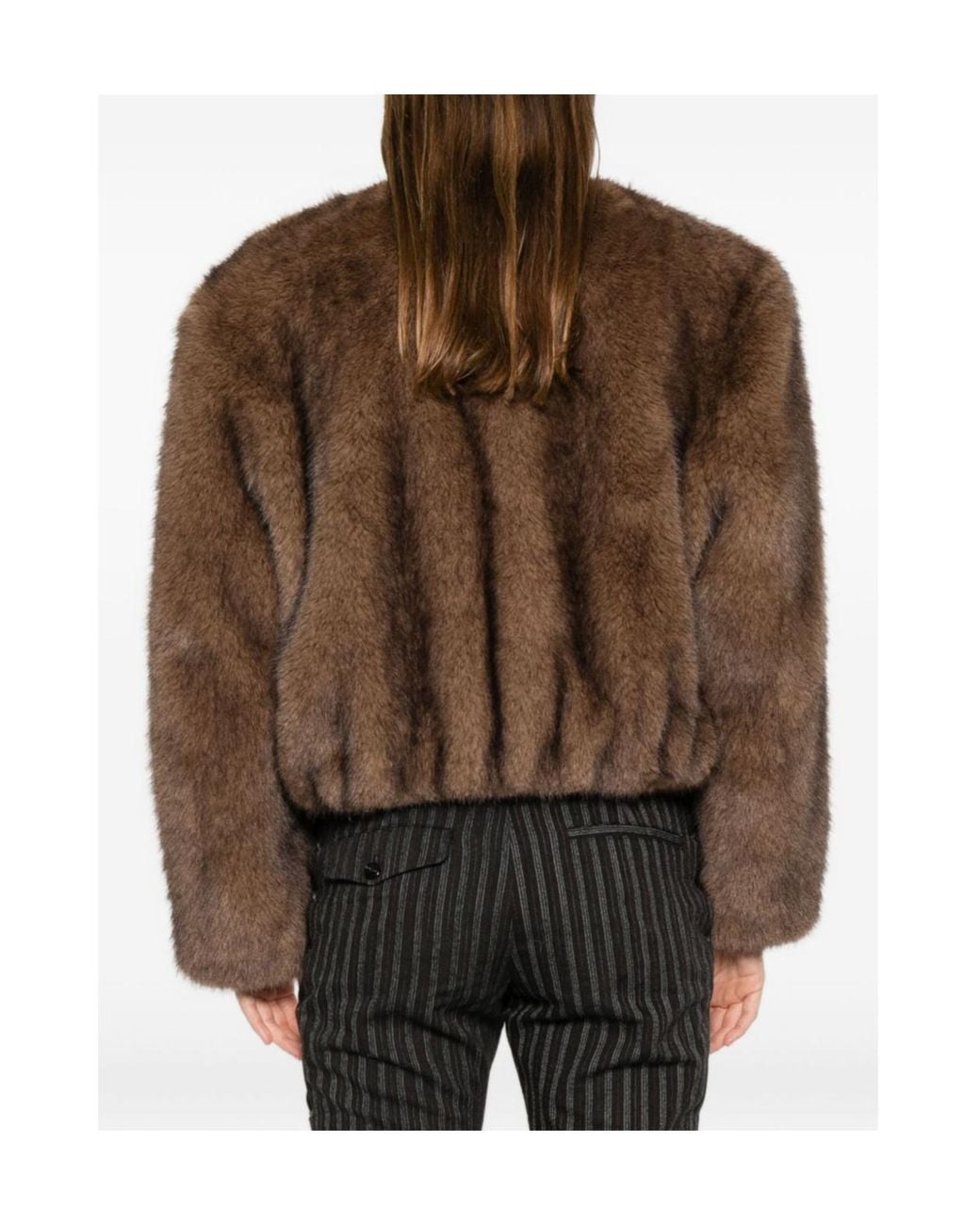 Stand Studio Brown Karly Zip-Up Jacket