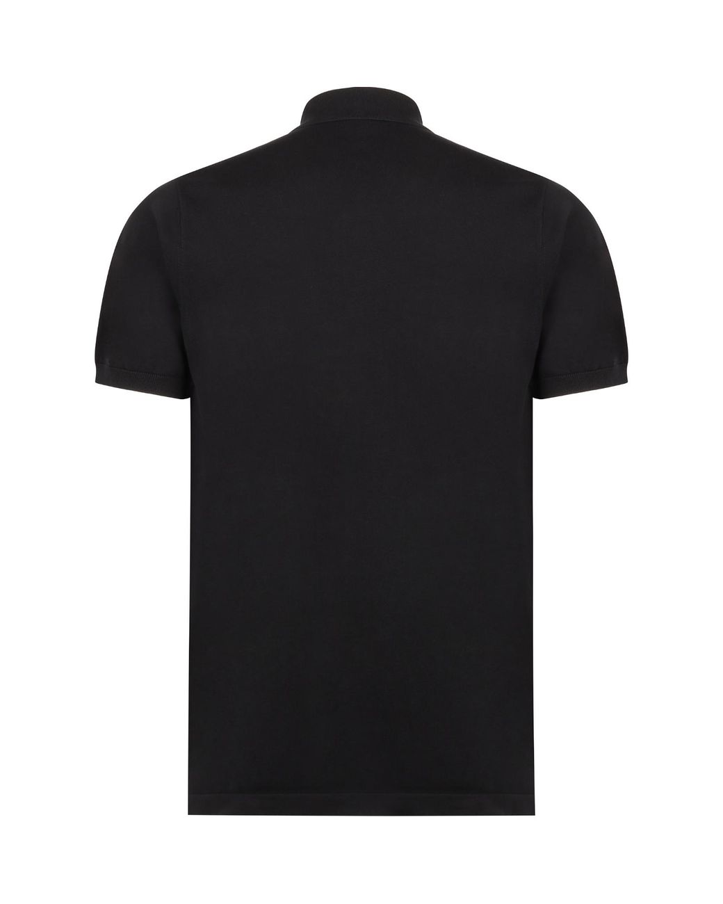 Aspesi Black Short-Sleeved Polo Shirt for men