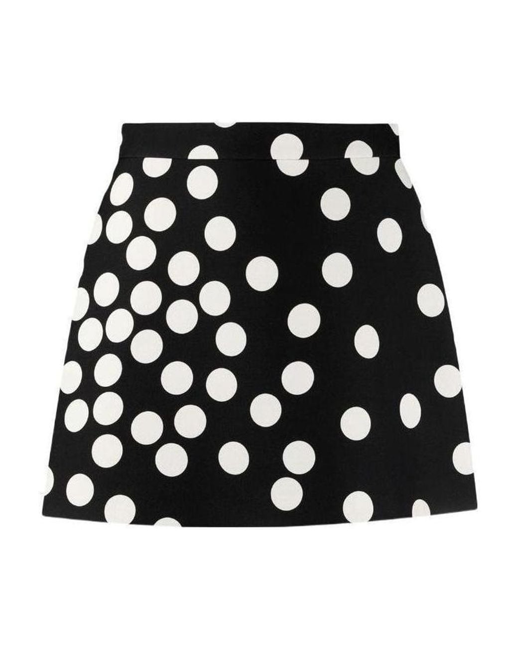 Valentino Black High-Waisted Polka Dot Shorts