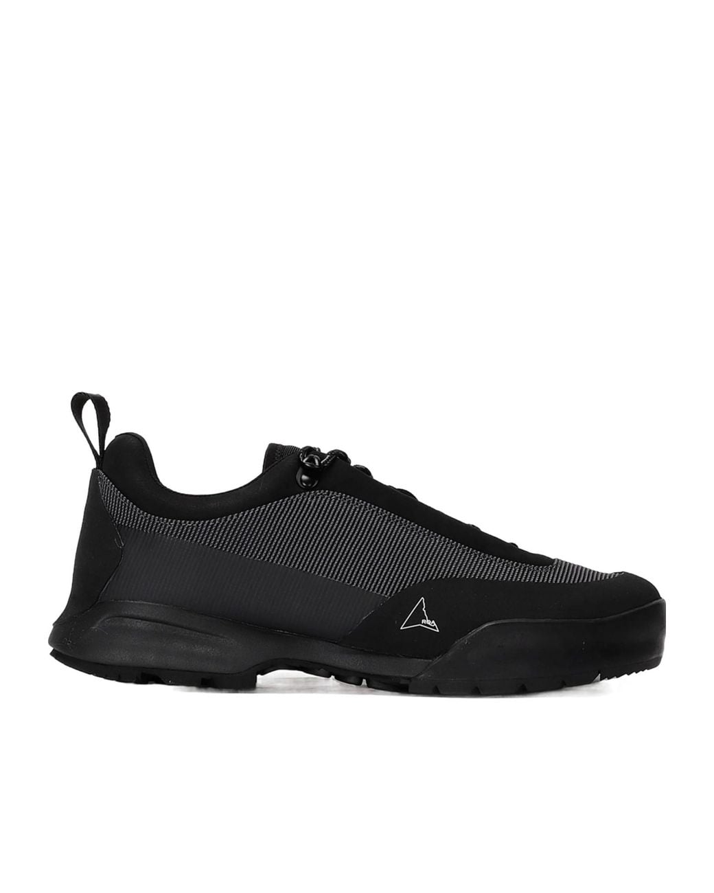 Roa Black Lace-Up Sneakers for men