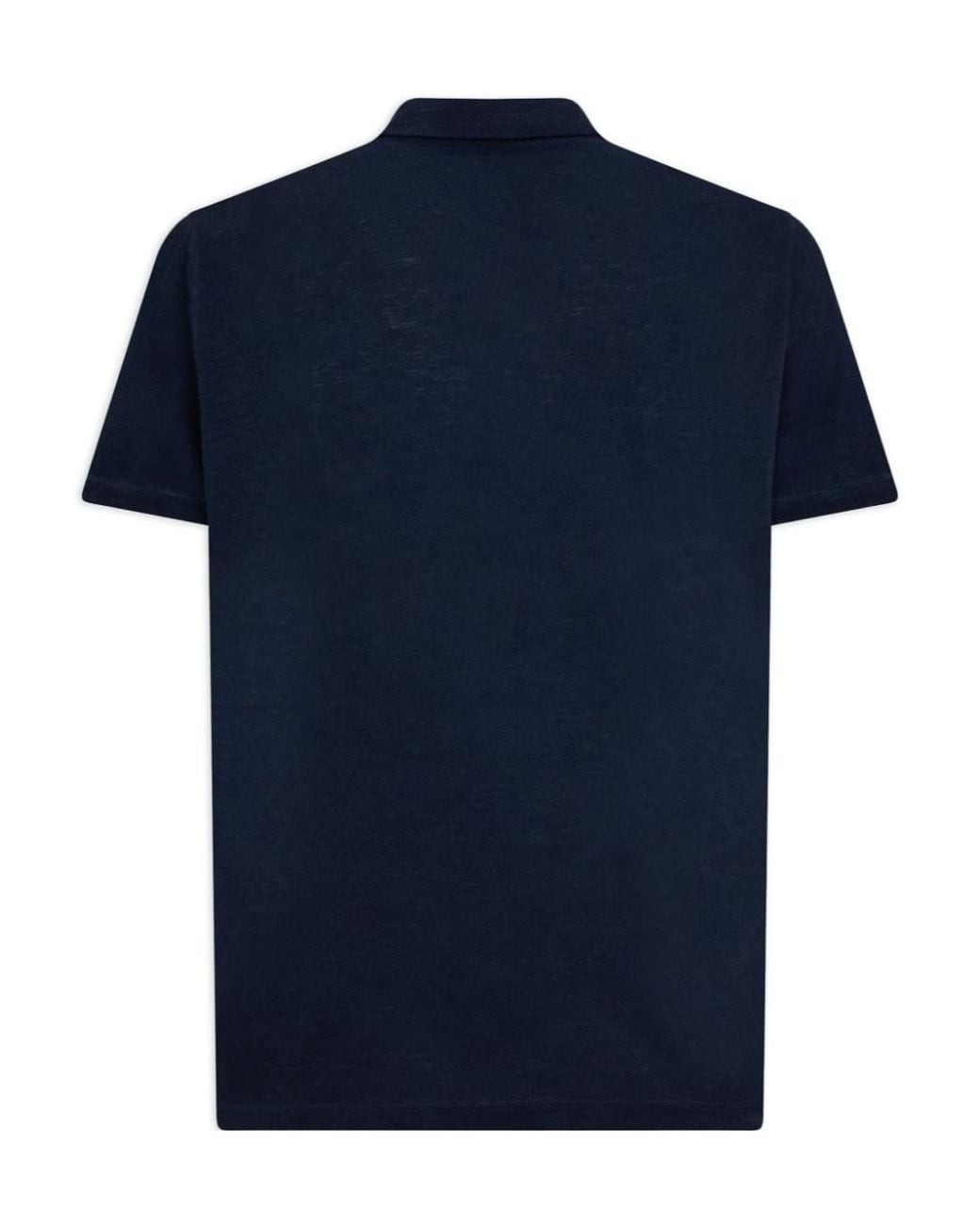 DSquared² Blue Logo-Printed Short-Sleeved Polo Shirt for men