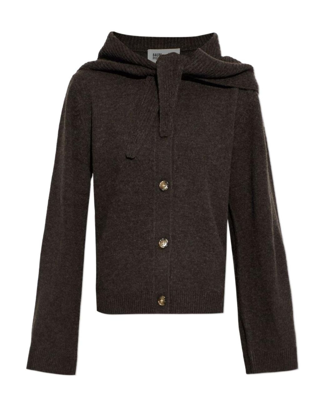 Baum und Pferdgarten Black Clarine Hooded Cardigan for men