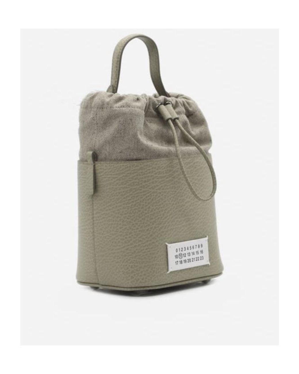 Maison Margiela Gray 5Ac Drawstring Bucket Bag