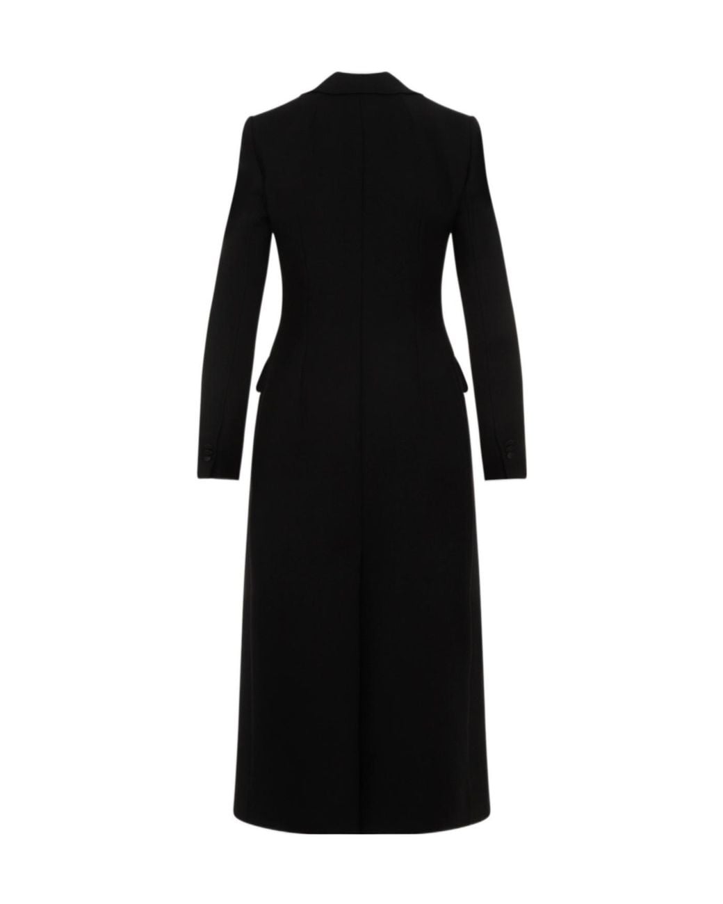 Dolce & Gabbana Black Double-Breasted Coat