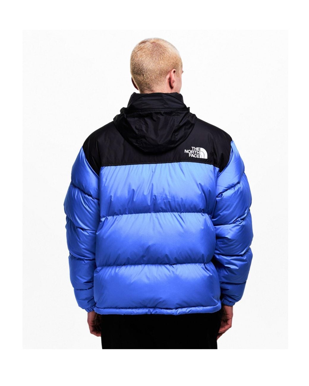 The North Face Blue Windproof And Warm Down Jacket for men