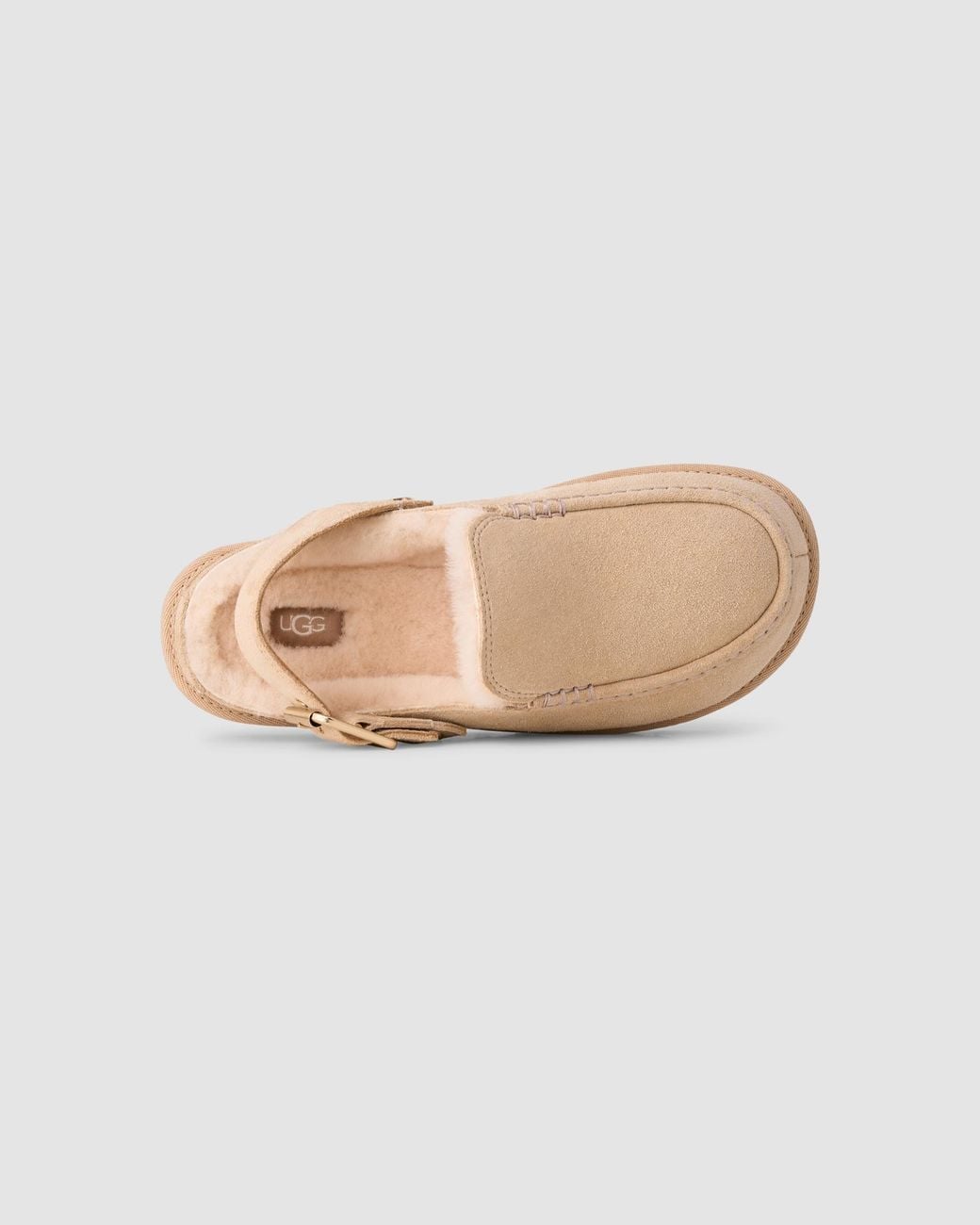 Ugg Natural Fleece-Lined Slippers