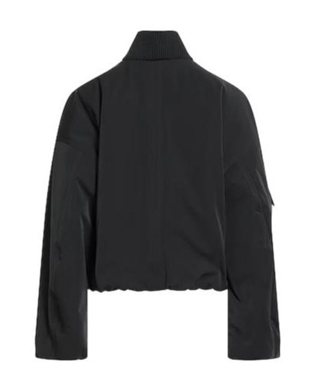 Ganni Black Plain Colour Jackets