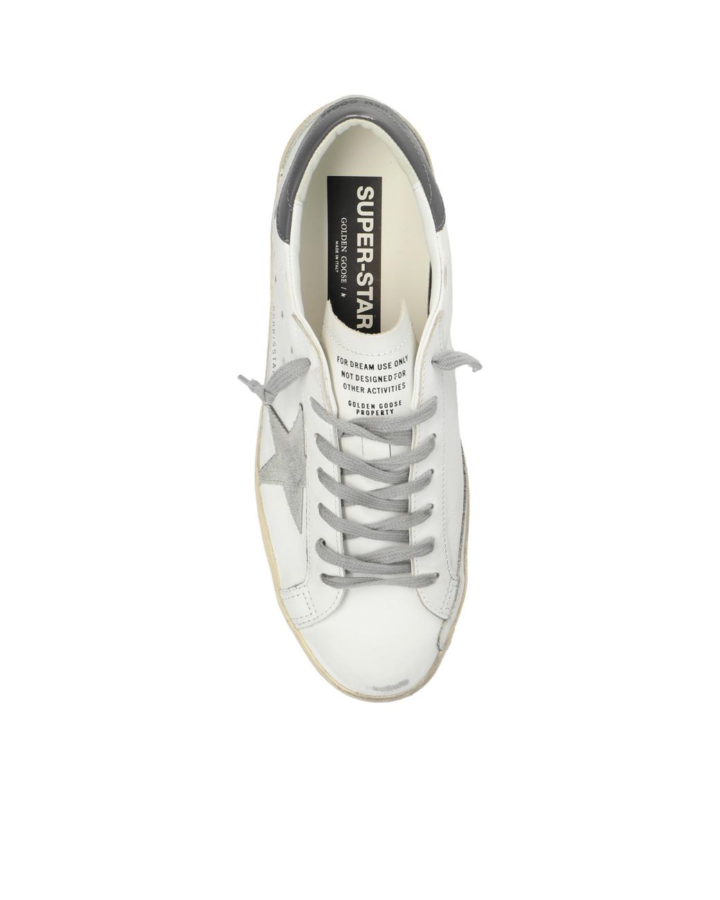 Golden Goose Deluxe Brand White 'Super-Star' Sneakers for men