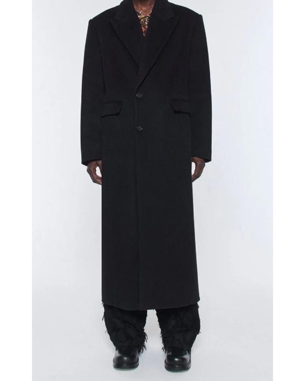 Séfr Black Séfr Tetsu Single-Breasted Coat for men