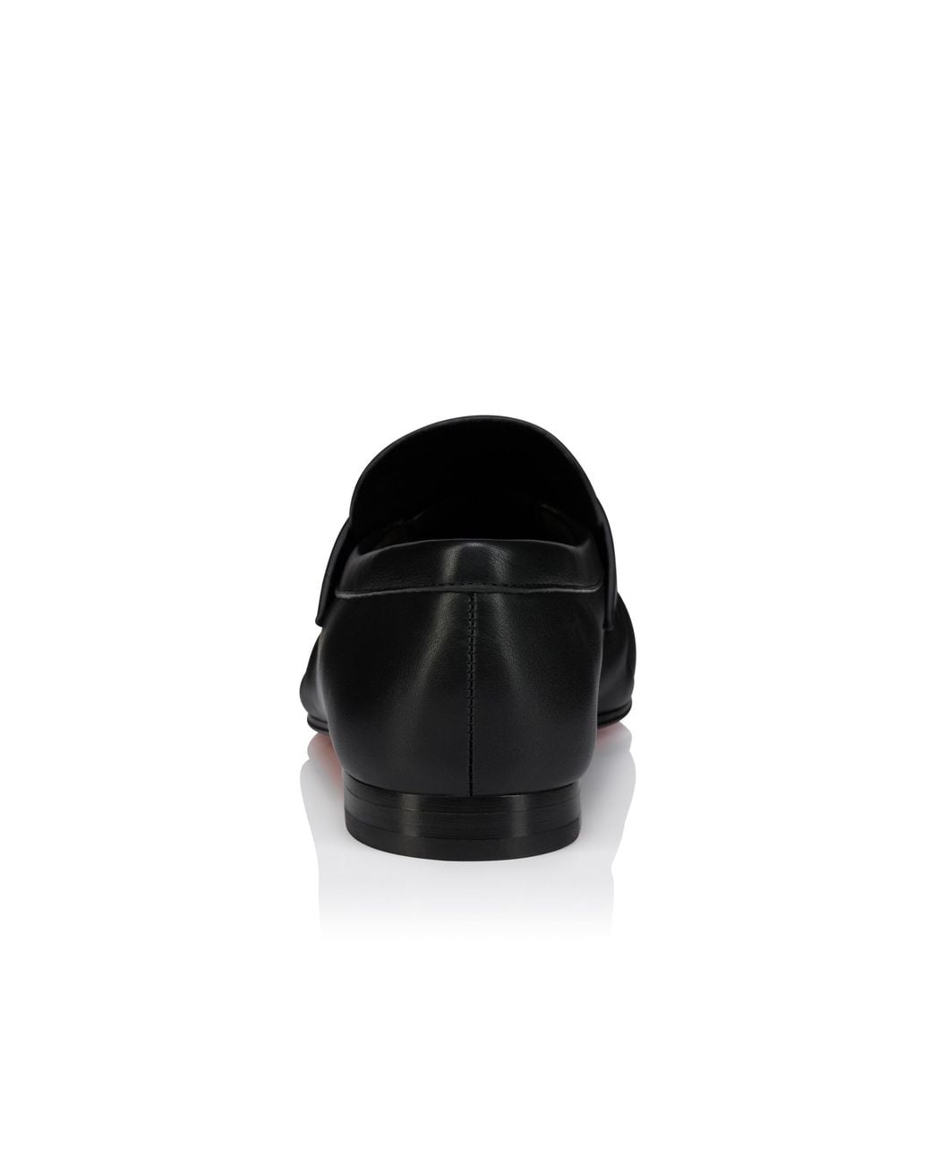 Christian Louboutin Black Ruched Loafers
