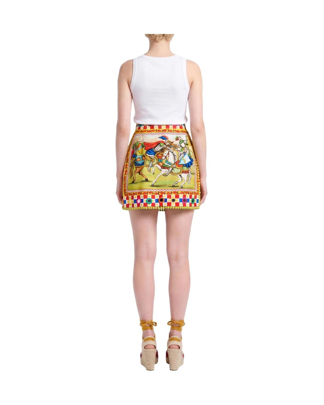 Dolce & Gabbana Gray Multi-Color Patchwork Dress