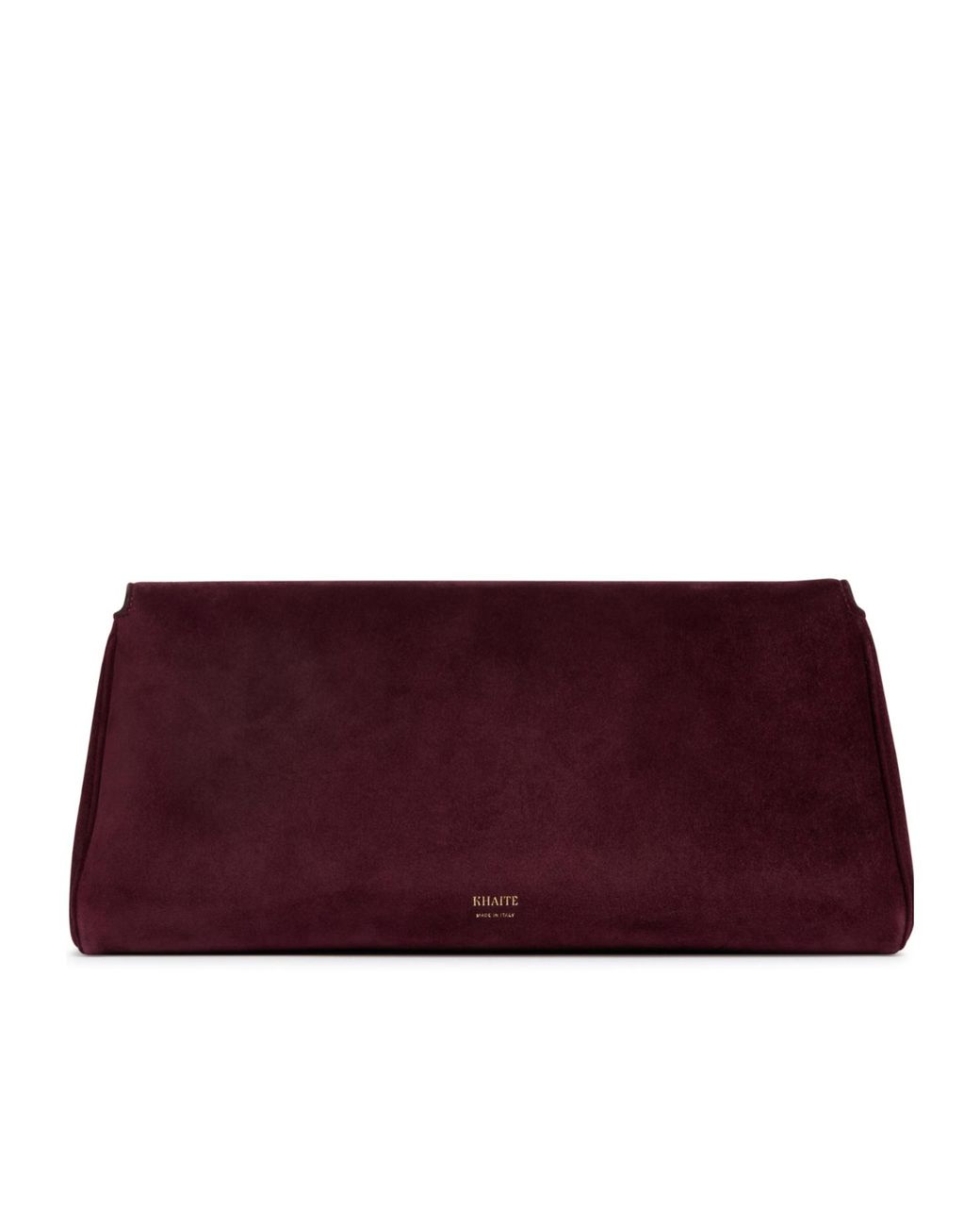 Khaite Purple Audrey Foldover Clutch Bag