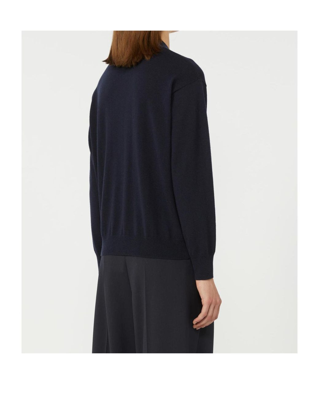 Weekend by Maxmara Blue Unito V-Neck Knitted Cardigan
