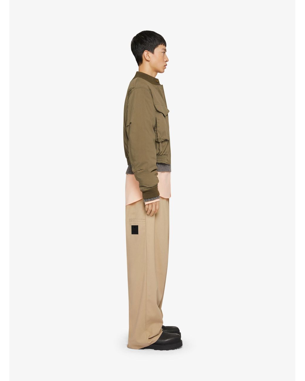 Givenchy Natural Extra Wide Chino Pants for men