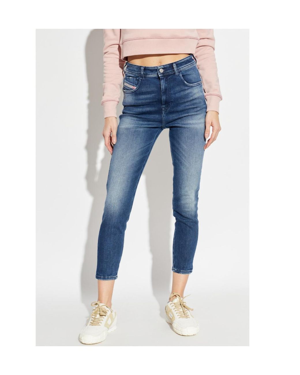 DIESEL Blue 1984-Slandy-High Slim-Fit Jeans