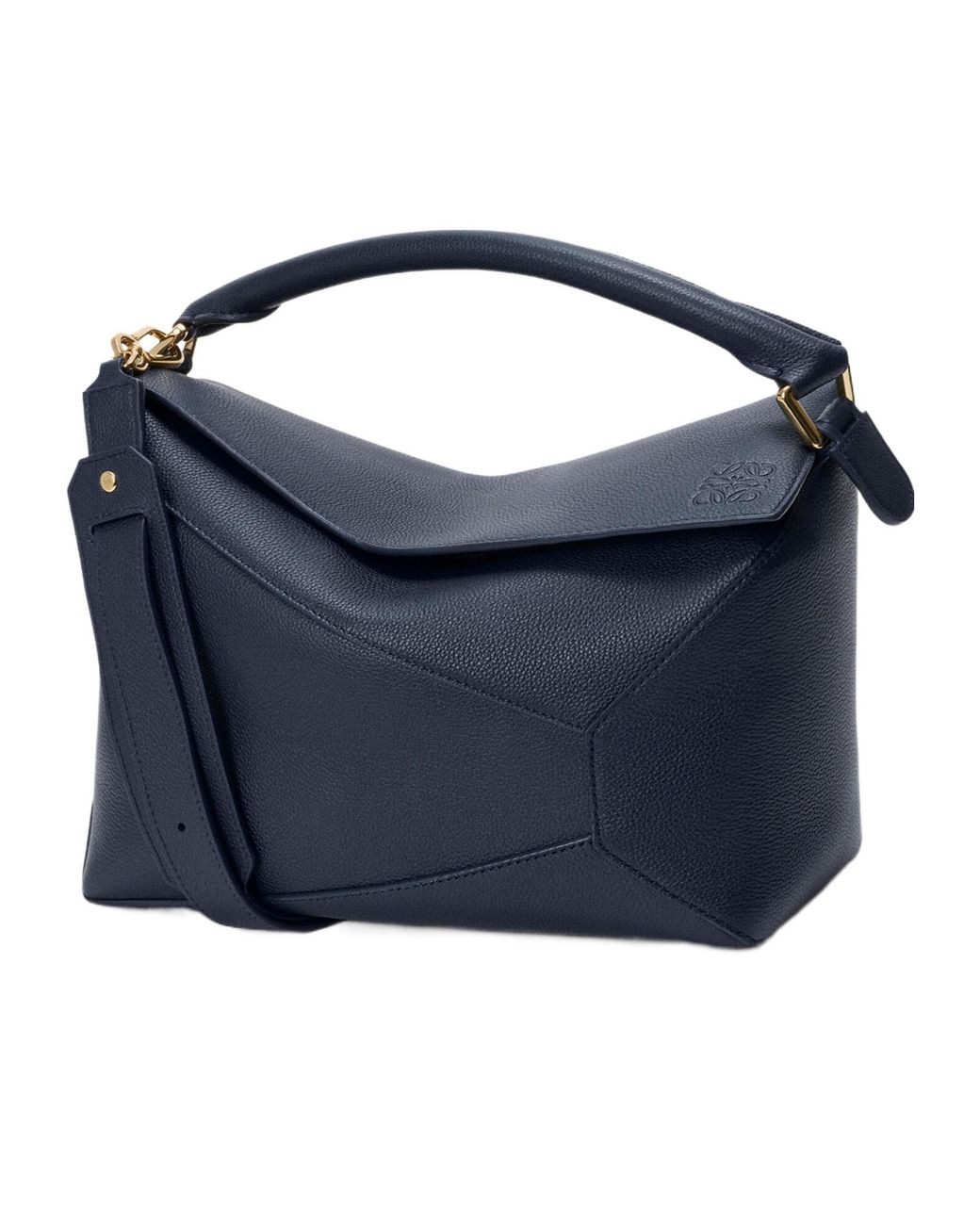 Loewe Blue Medium Puzzle Edge Bag