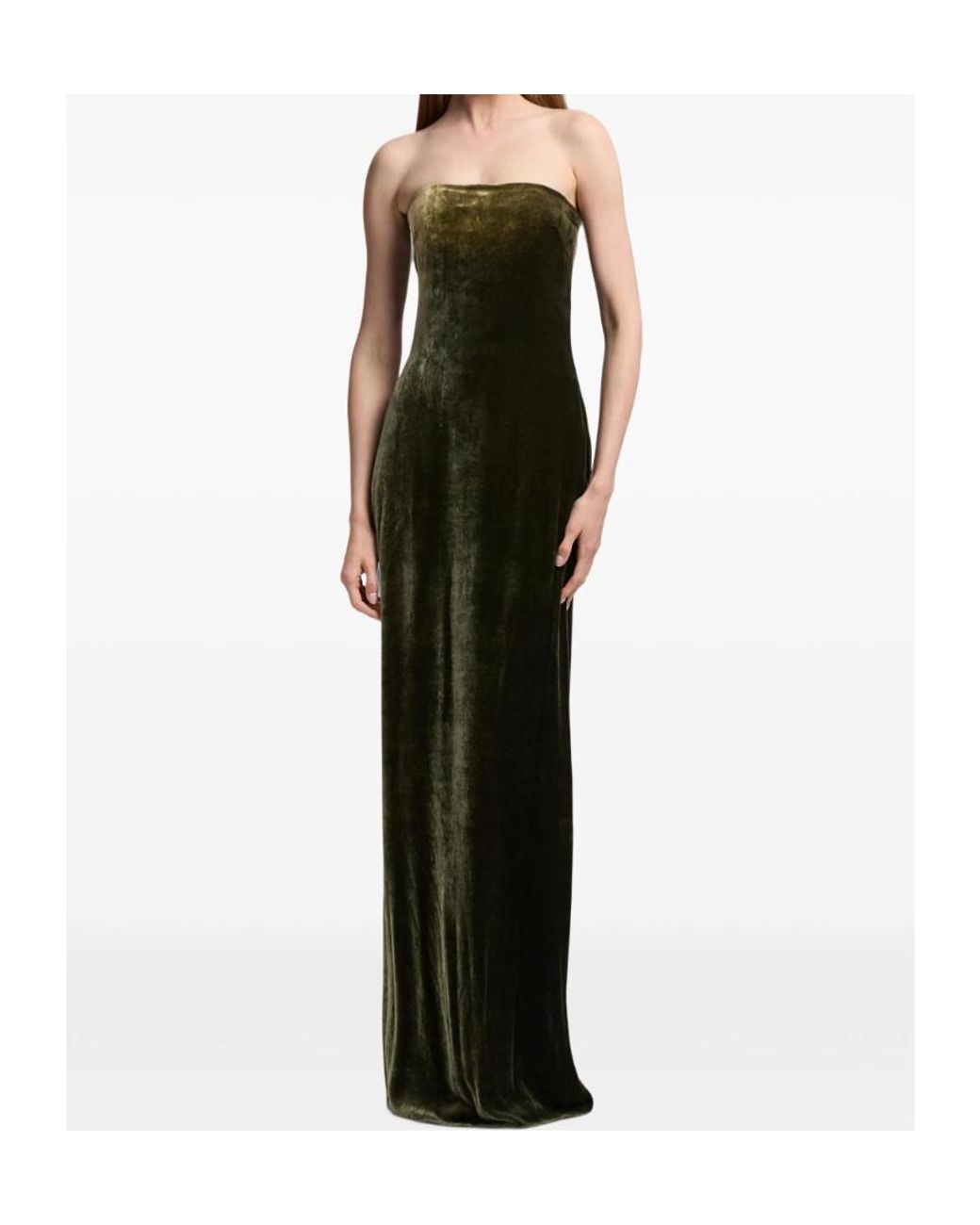 Ralph Lauren Black Farley Strapless Maxi Dress