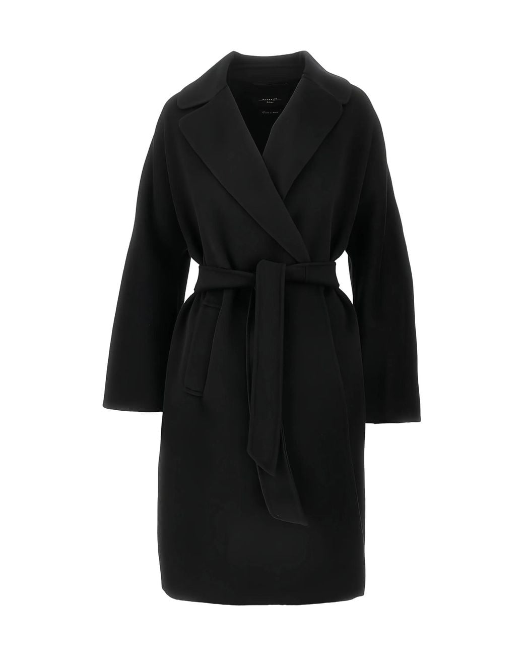 Weekend by Maxmara Black Civada Belted Coat