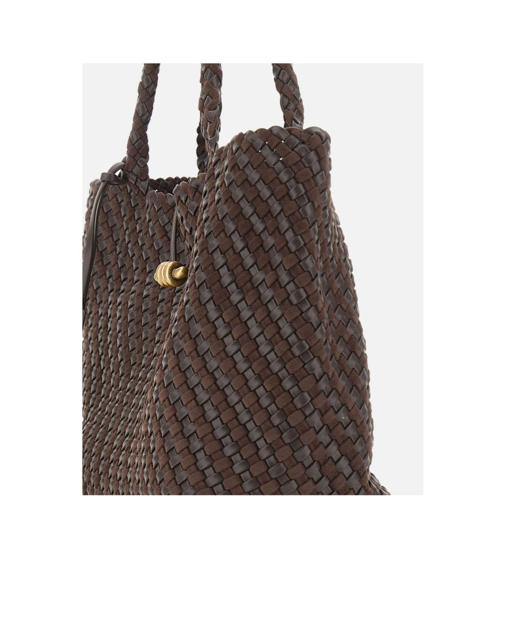 Gianni Chiarini Brown Aurelie Woven Tote Bag