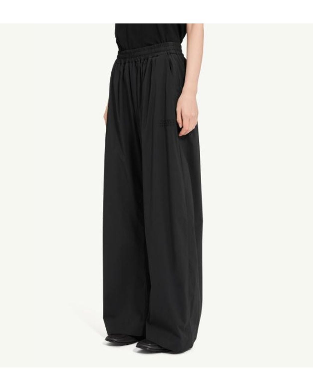 MM6 by Maison Margiela Blue Logo-Embroidered Drawstring Trousers