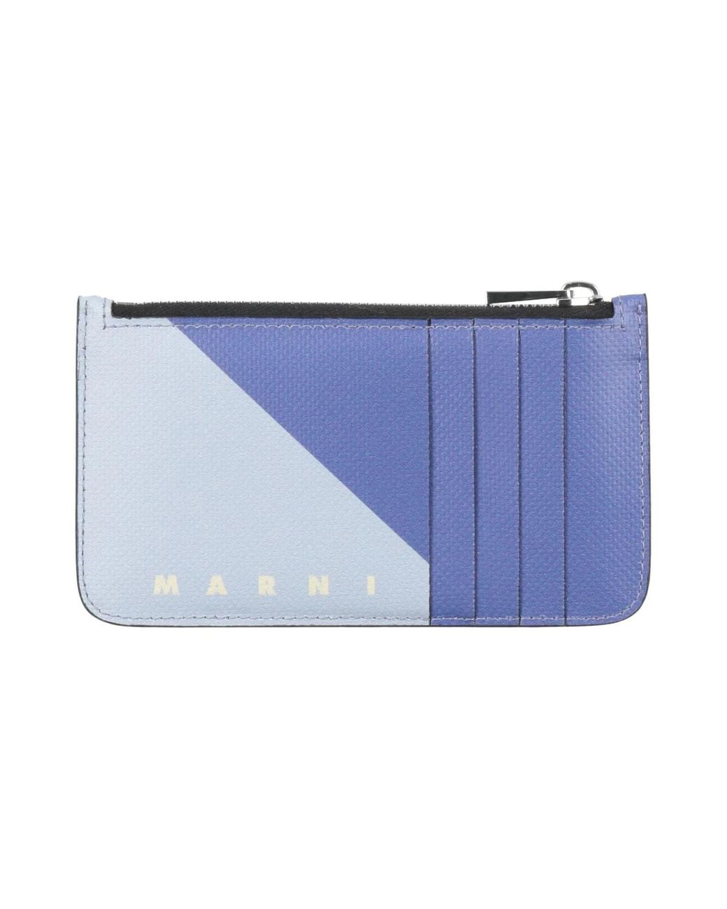 Marni Black Simple Leather Card Holder