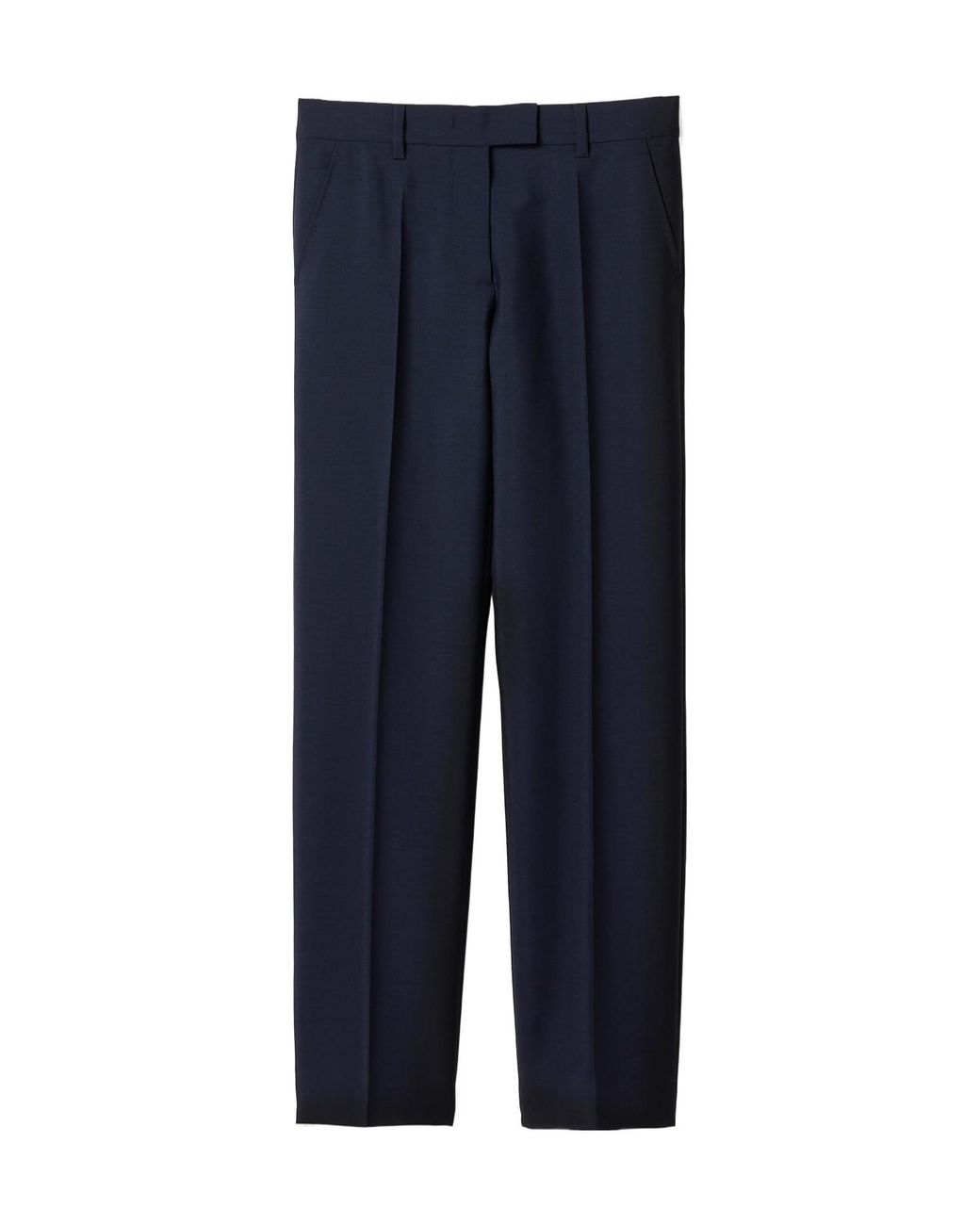 Miu Miu Blue Tailored Straight-Leg Pants