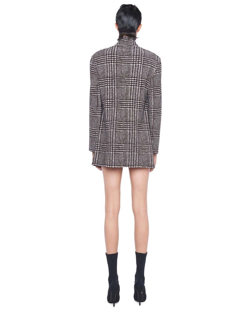 Norma Kamali Gray Long-Sleeved Casual Jacket