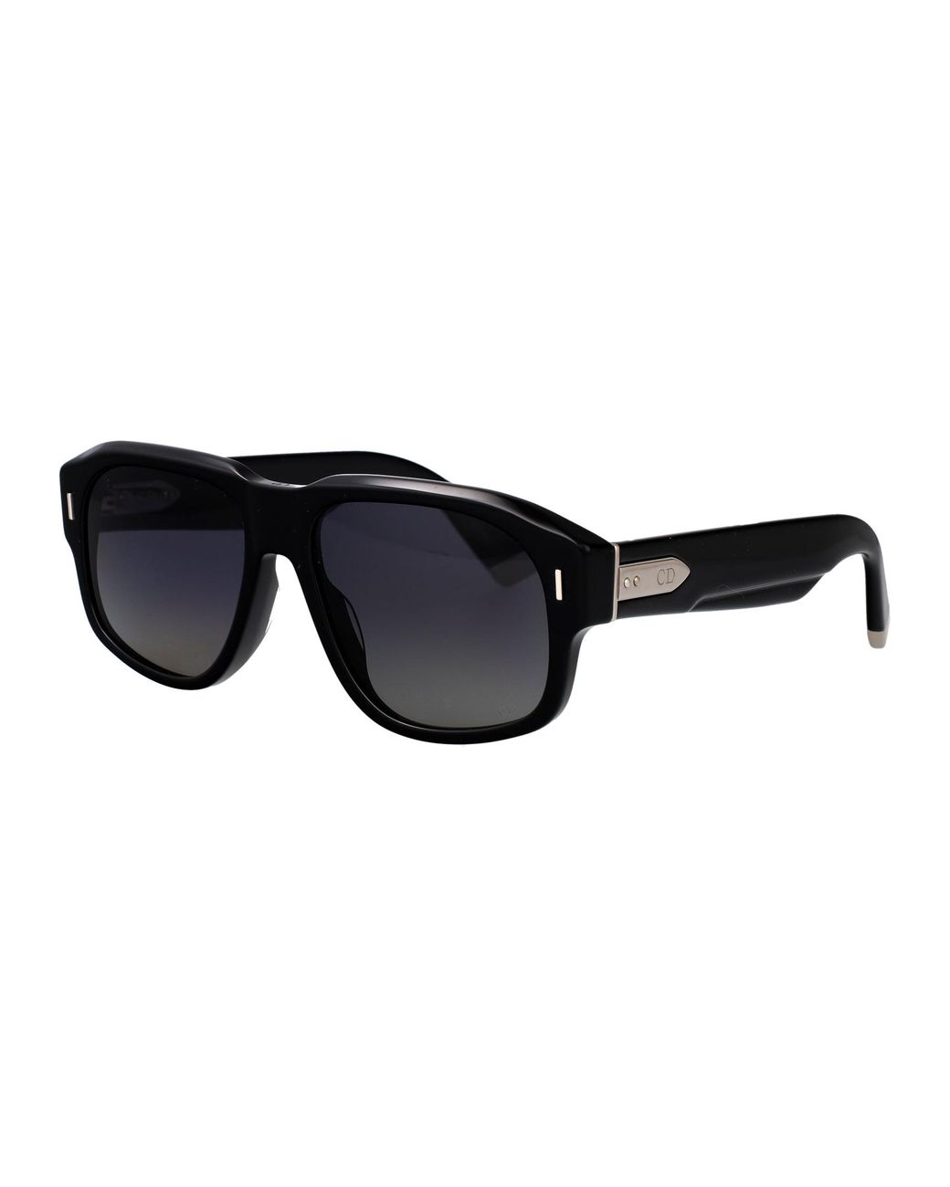 Dior Black Eyewear Tailoring N1I Navigator Sunglasses for men