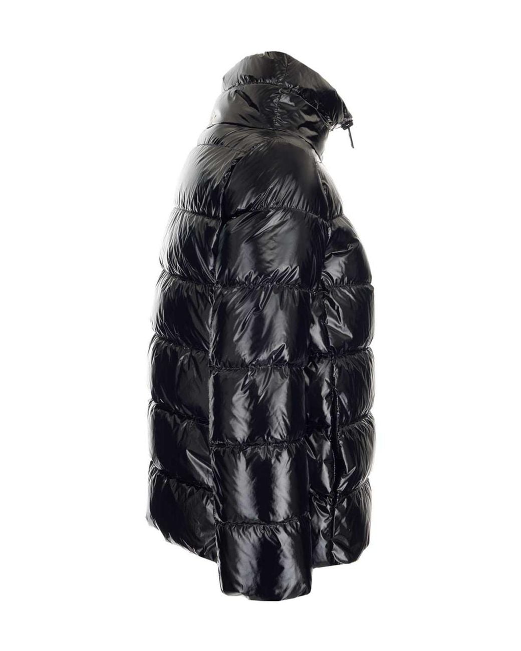 Herno Black Glove Detailed Down Jacket