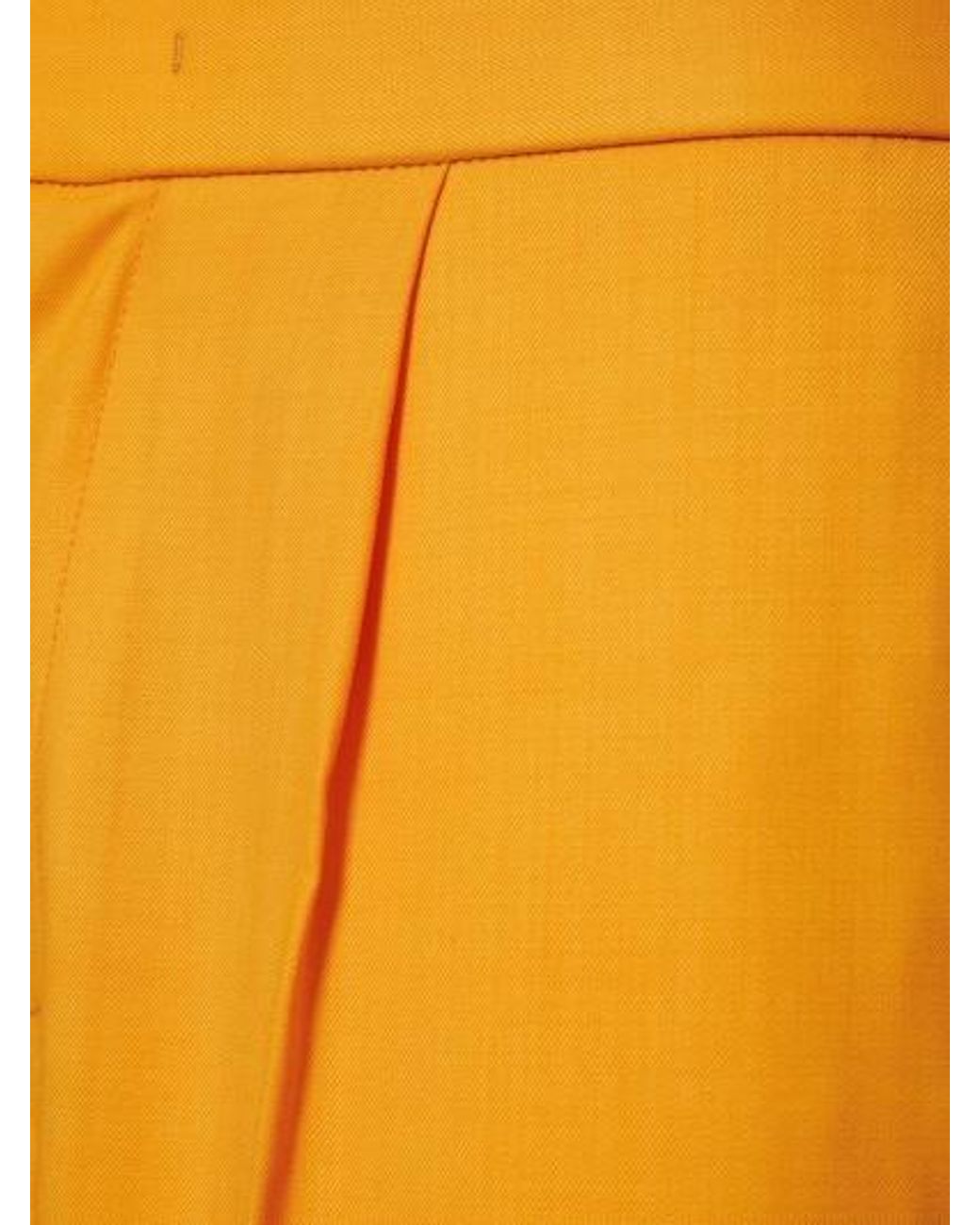 Bonsai Orange Wide-Leg Casual Pants for men