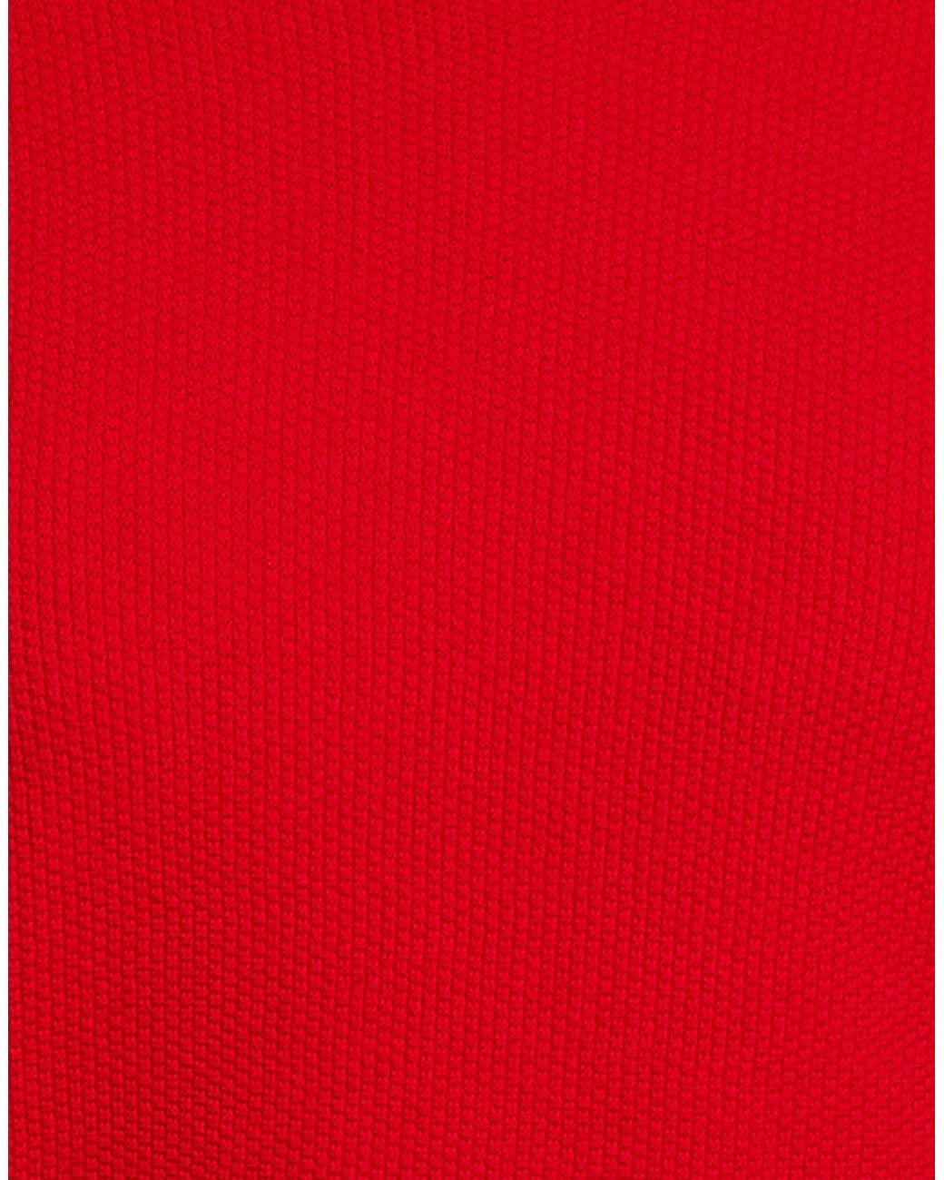 Max Mara Red Plain Colour Jumpers