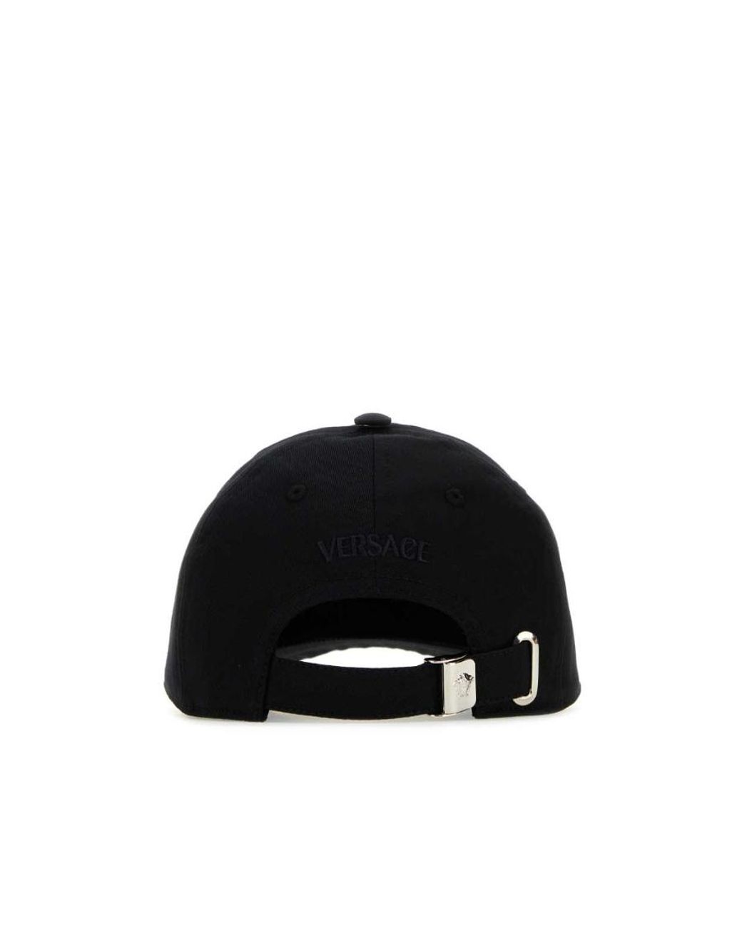 Versace Black Logo-Embroidered Baseball Cap for men