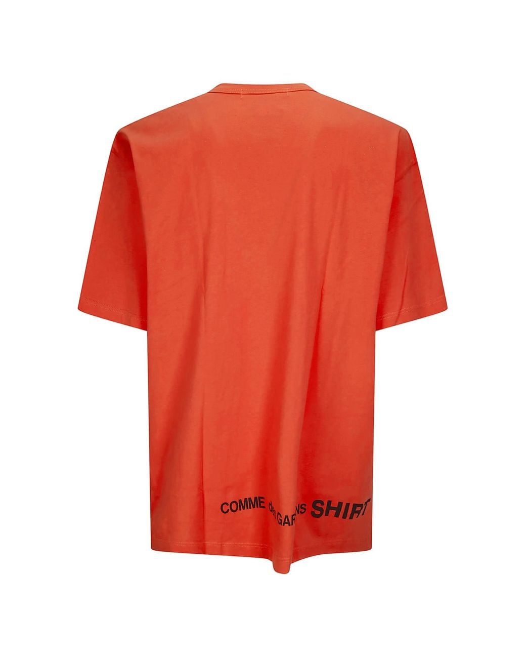 Comme des Garçons Red Comme Des Garçons Shirt Reverse Logo Crew Neck T-Shirt for men