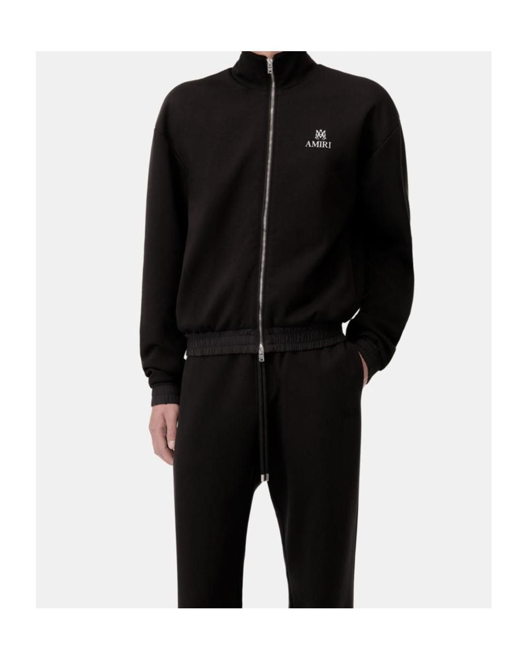 Amiri Black Lounge Track Jacket for men