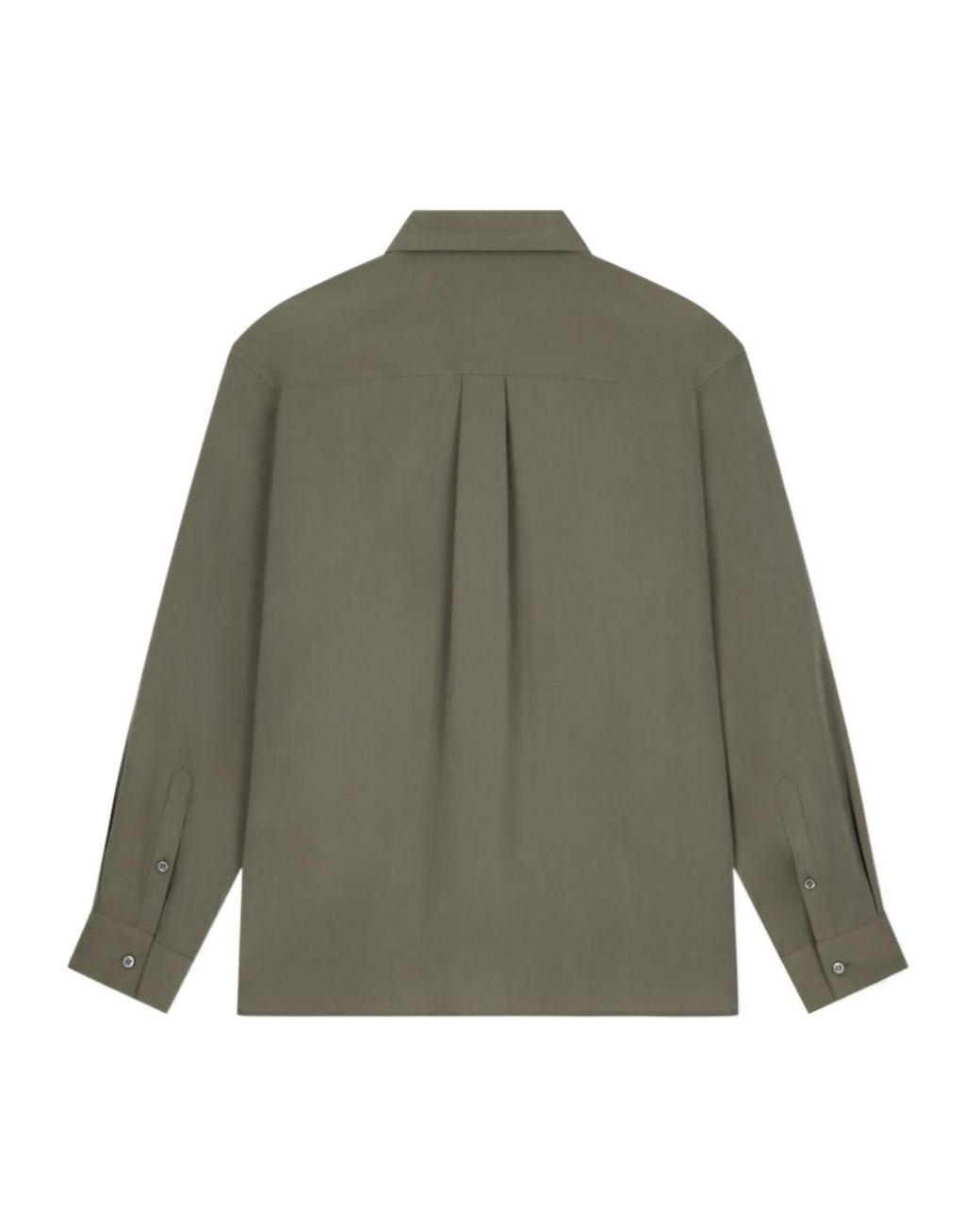 Emporio Armani Green Chest-Pocket Shirt for men