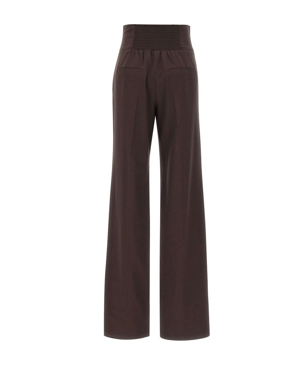 Marella Brown Maranta High-Waist Wide-Leg Pants
