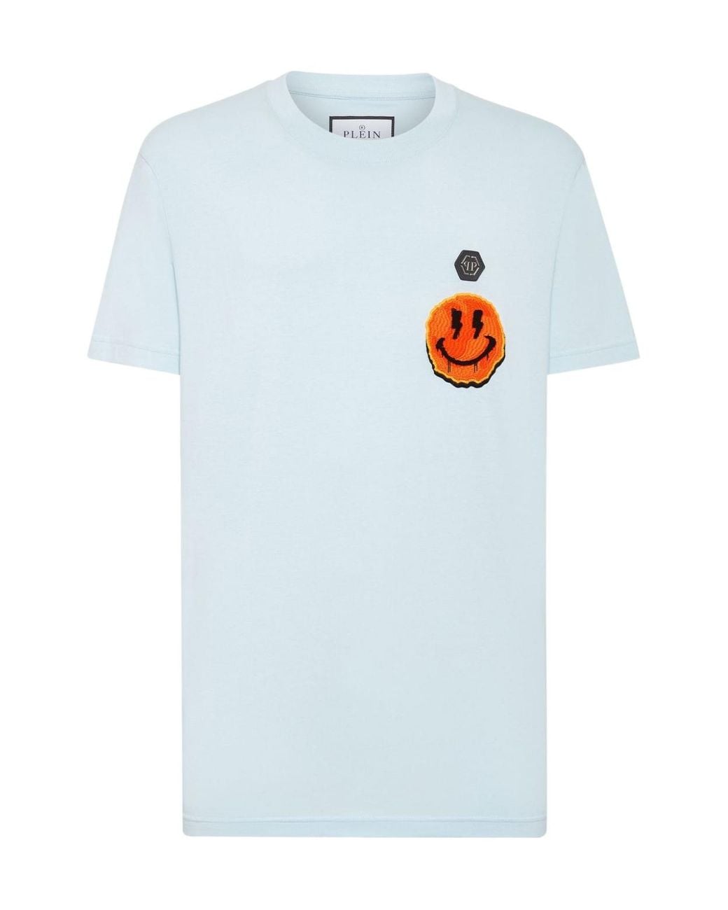 Philipp Plein White Smile Cotton T-Shirt for men