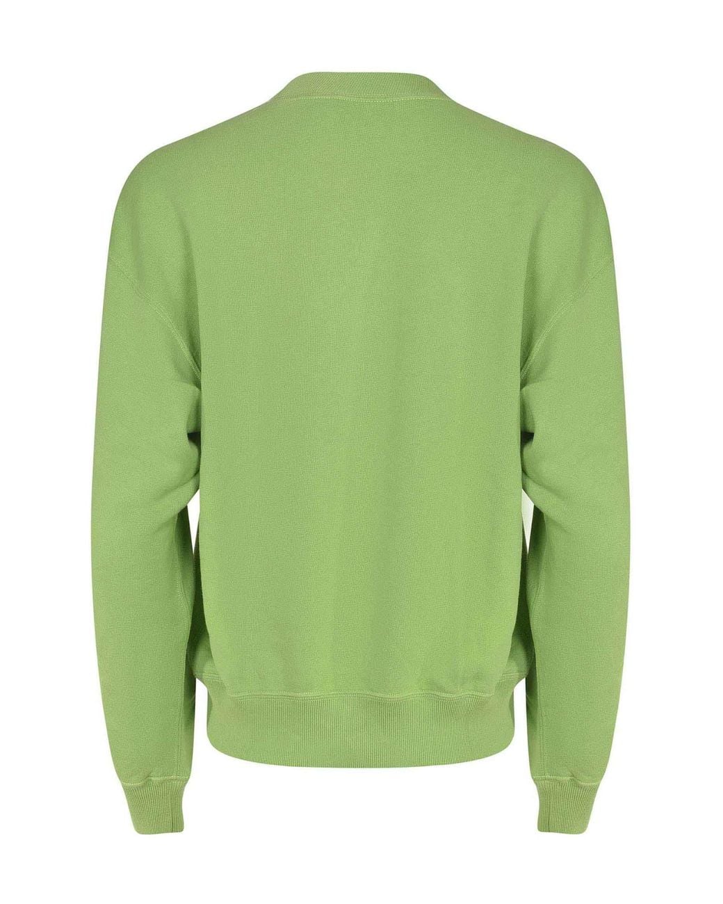 Polo Ralph Lauren Green Logo Embroidered Crewneck Sweatshirt