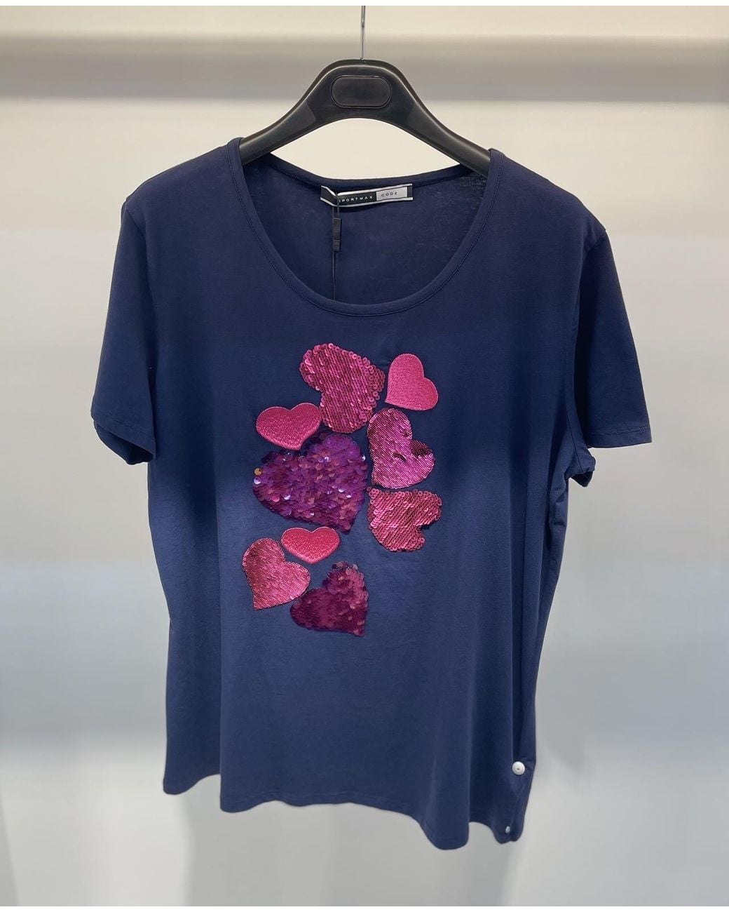 Sportmax Blue Short-Sleeved T-Shirt