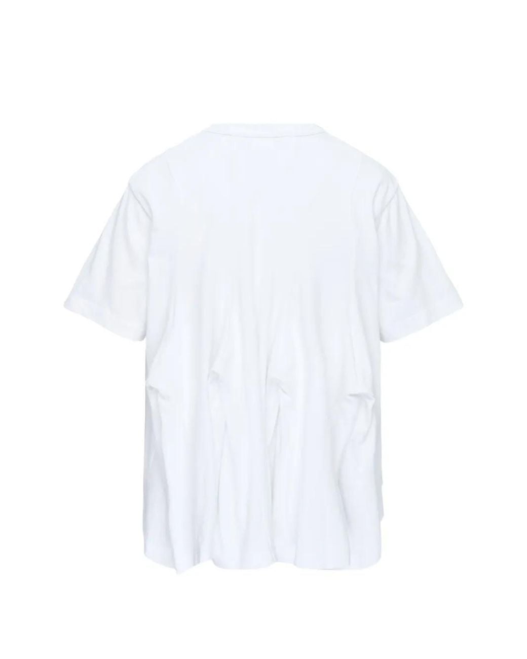 Comme des Garçons White Short-Sleeved Top