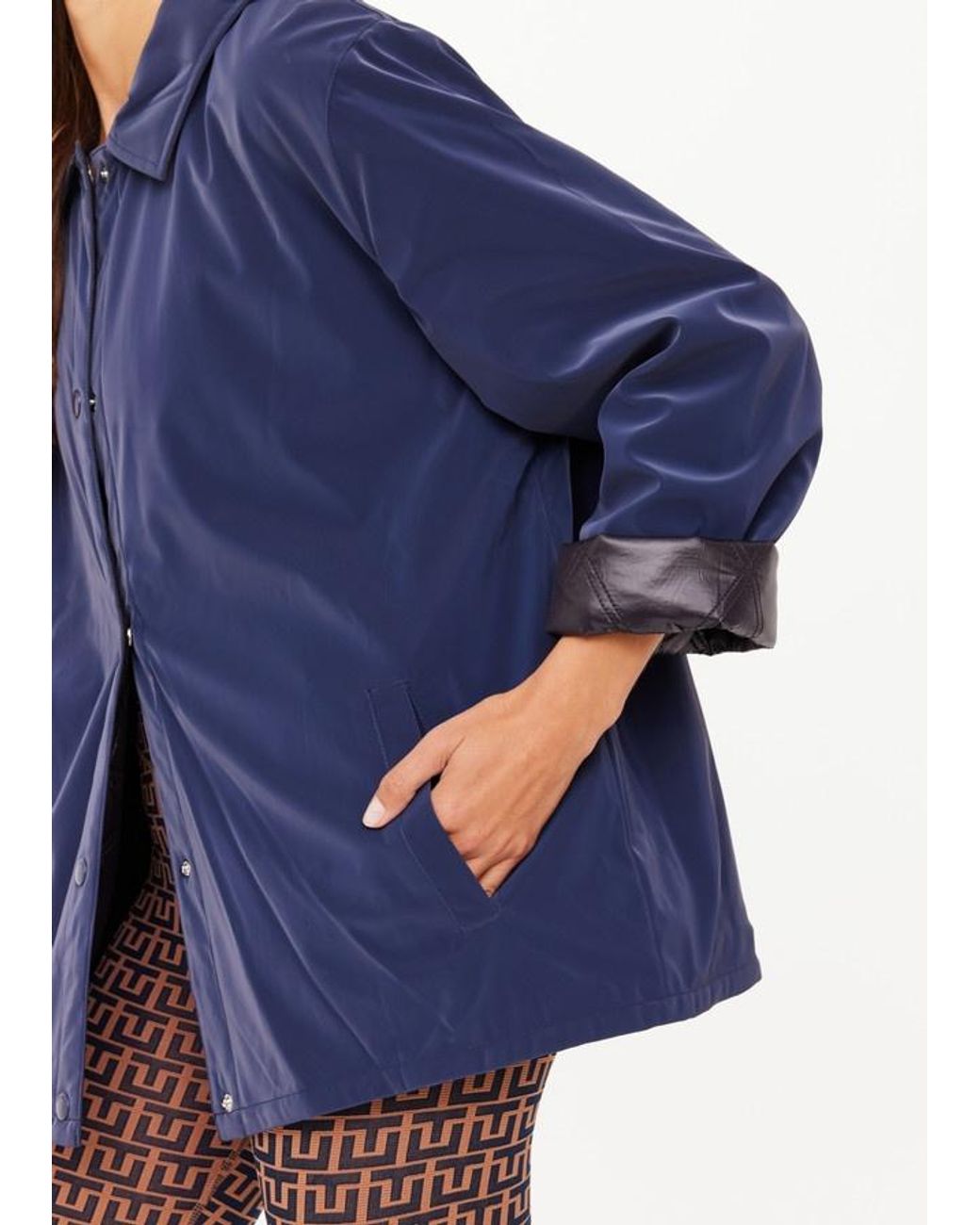 The Upside Blue Levi Reversible Quilted Jacket